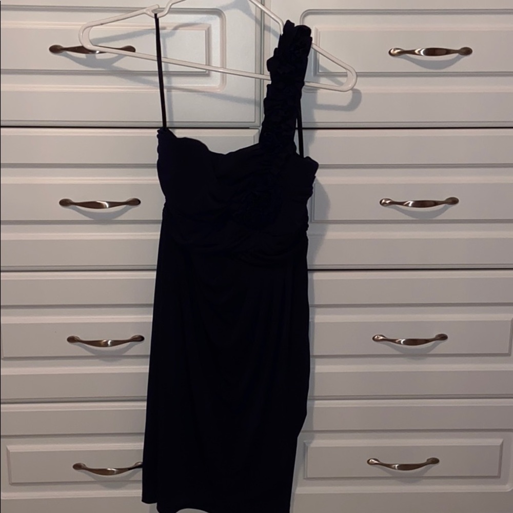 One shoulder mini dress
